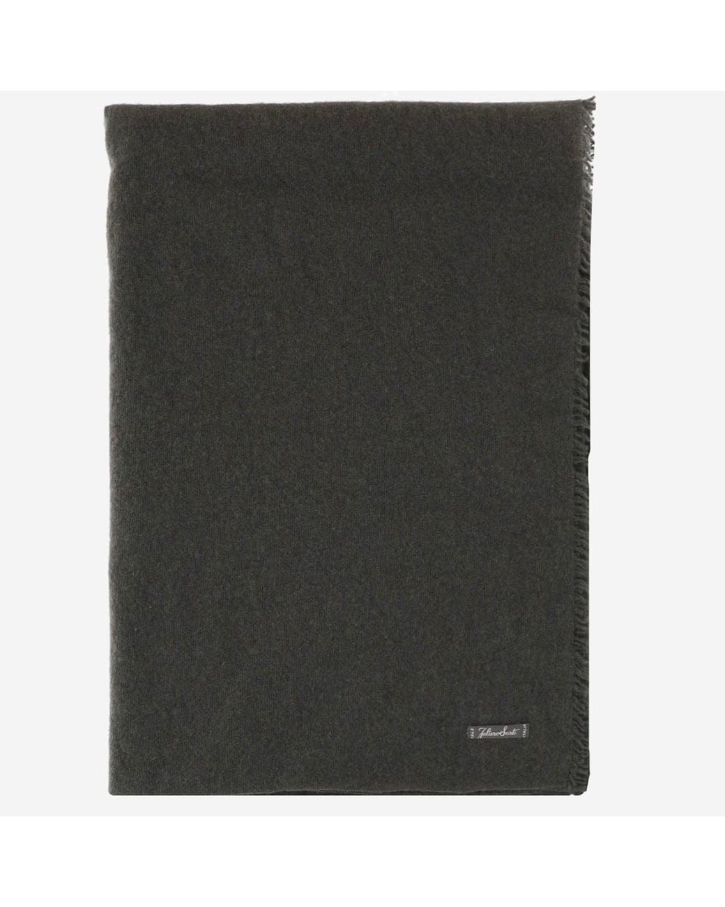 Faliero Sarti Black Cashmere Scarf Adriel