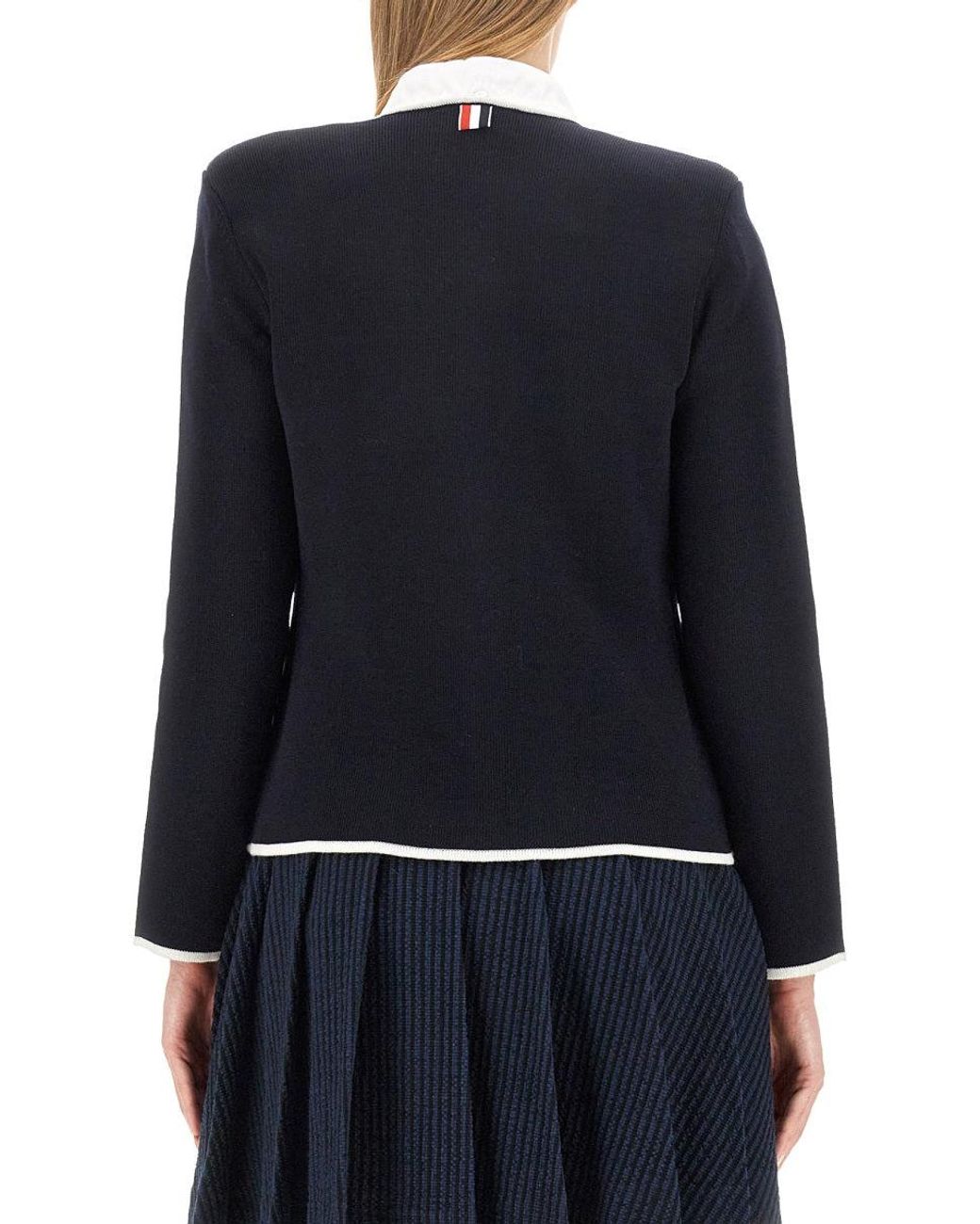 Thom Browne Blue Single-Breasted Jacket