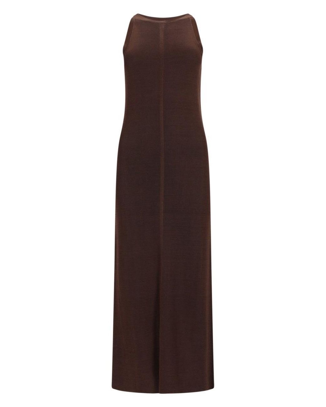 Loulou de Saison Purple Sleeveless Knit Maxi Dress