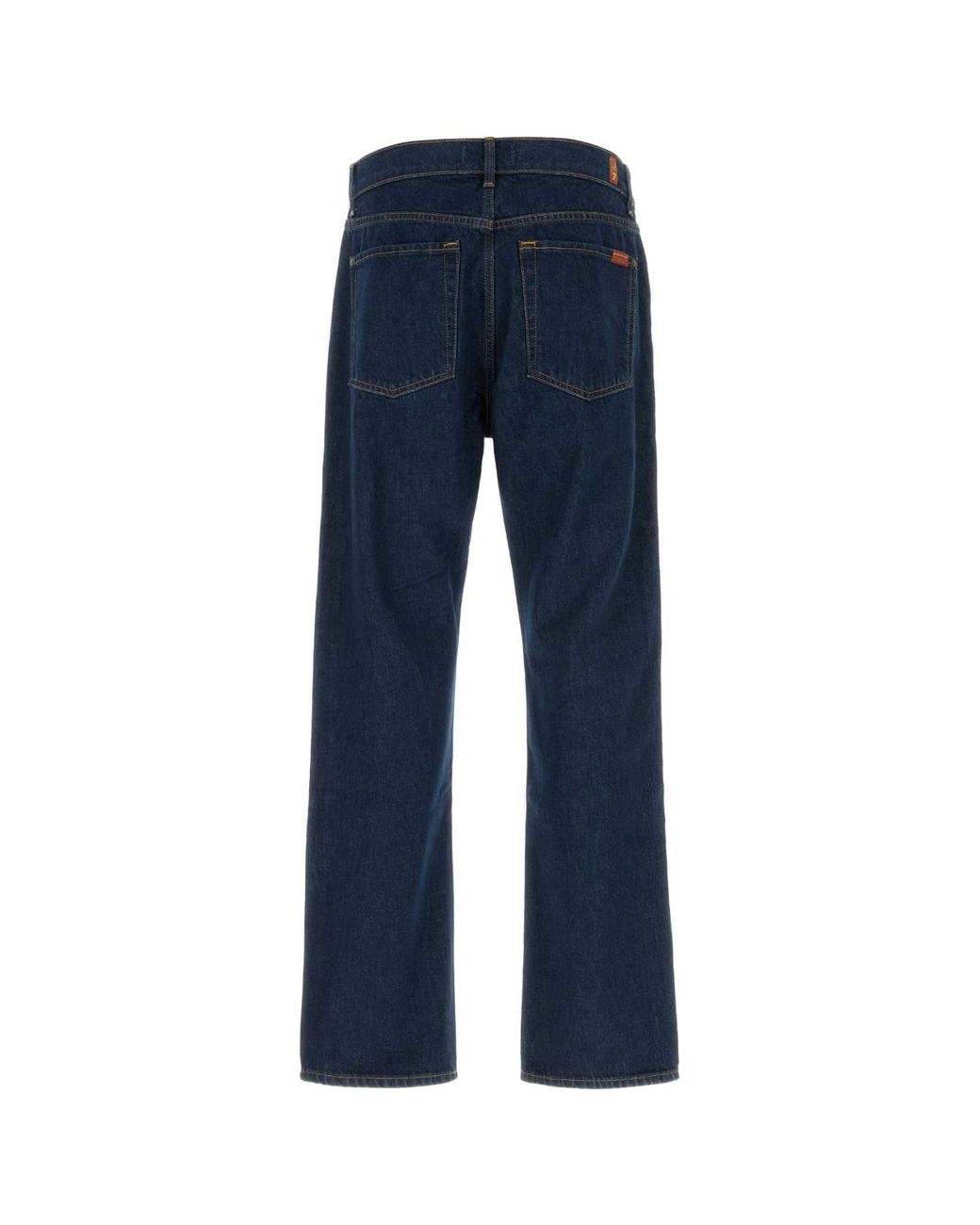 7 For All Mankind Blue 100% Cotton Denim Jeans for men