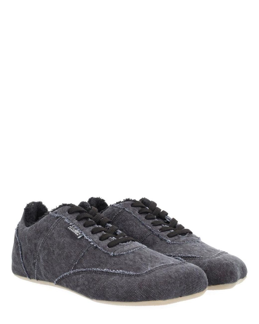 MM6 by Maison Margiela Gray Anatomical Canvas Sneaker for men