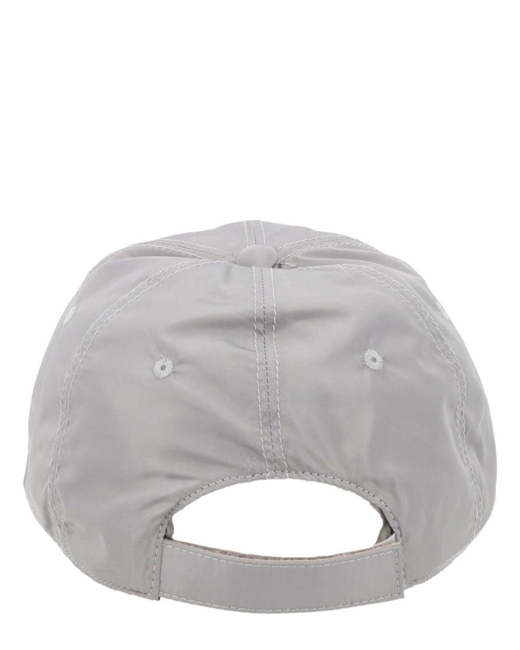 Fendi Gray Logo Baseball Cap