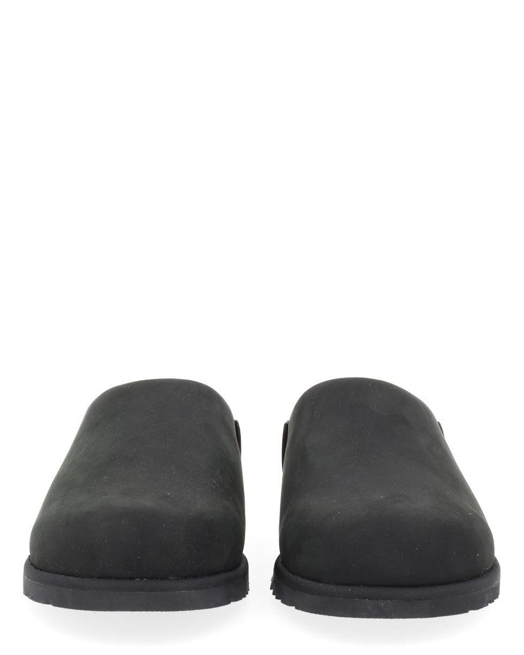 Ugg Black Stylish Leather Flats For