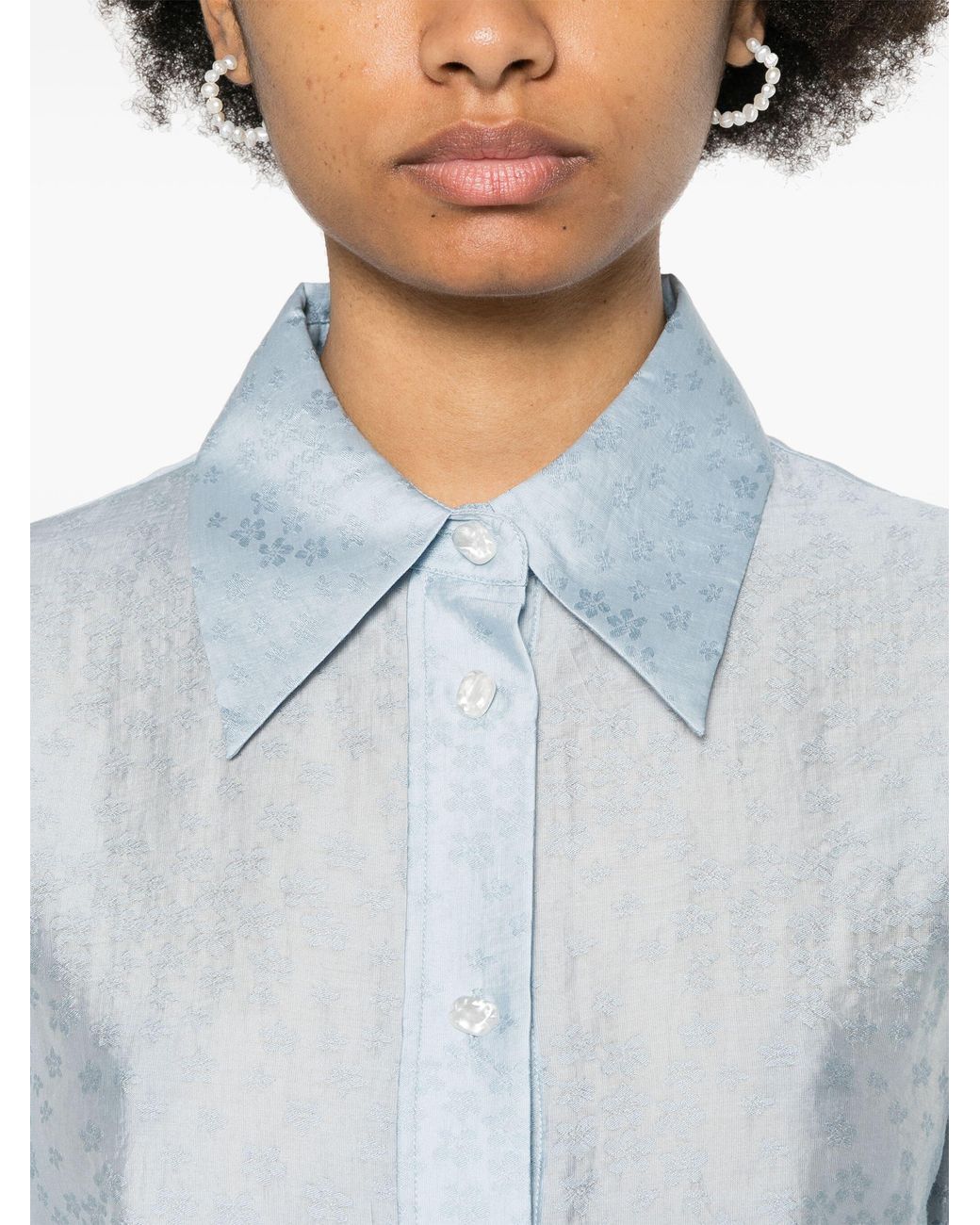 Rodebjer Carmen Shirt Ls in het Blue