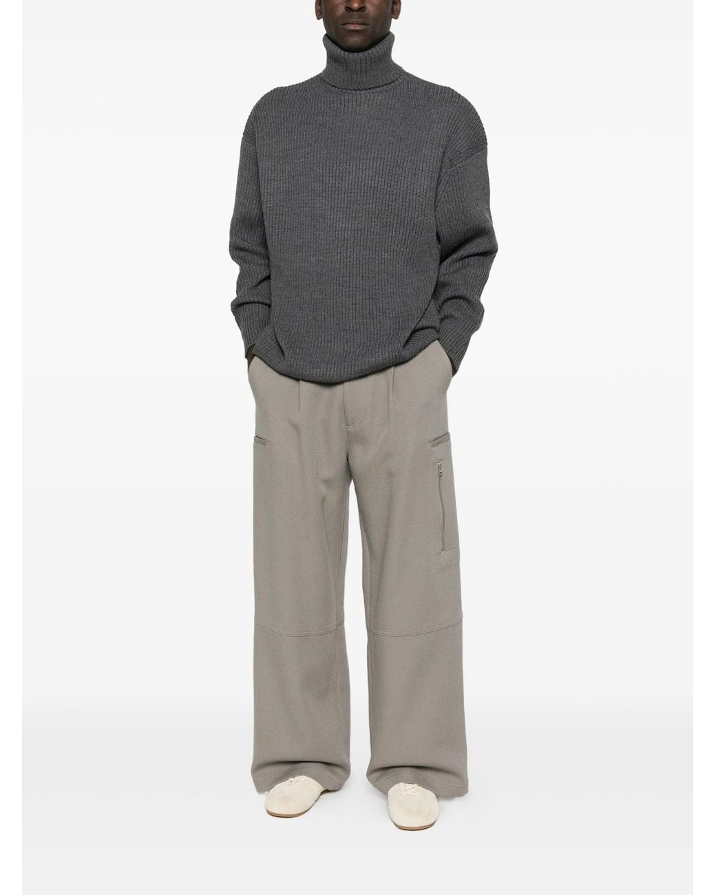 Entire studios Gray Chunky Turtleneck