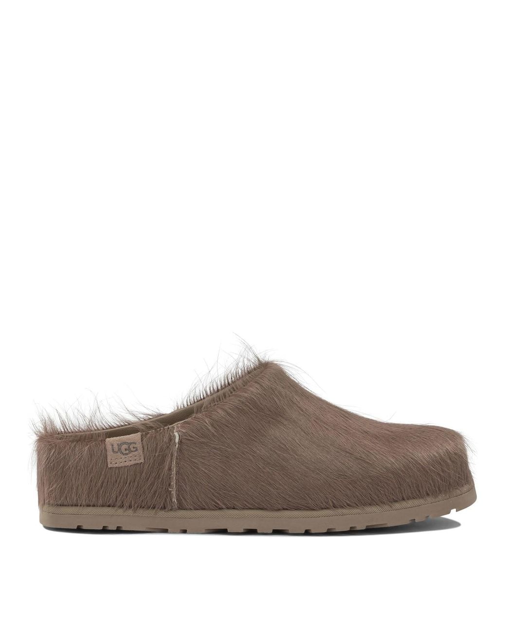 Ugg Brown "Otzo Hair" Clogs