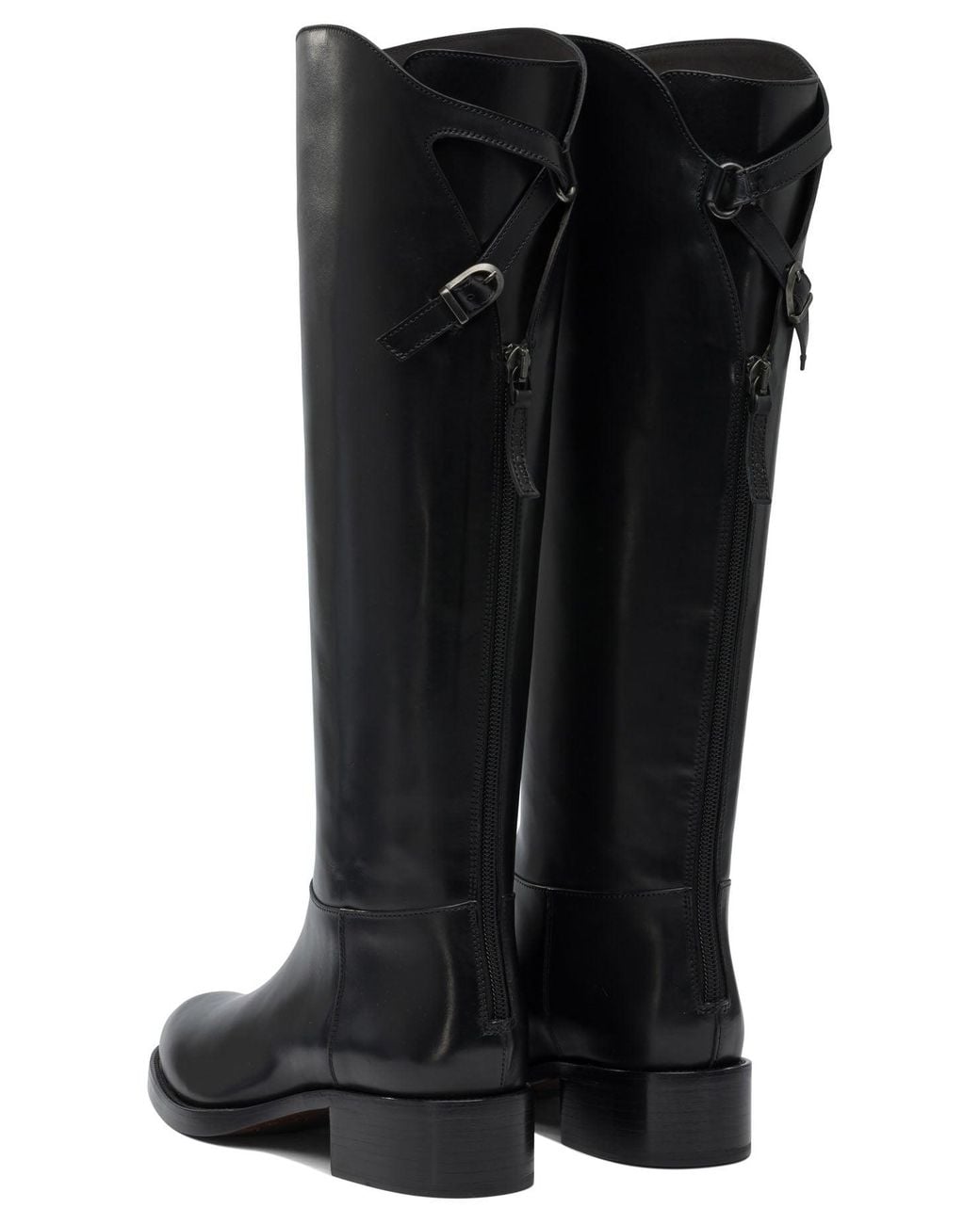 Sartore Black Wool Blend Trousers
