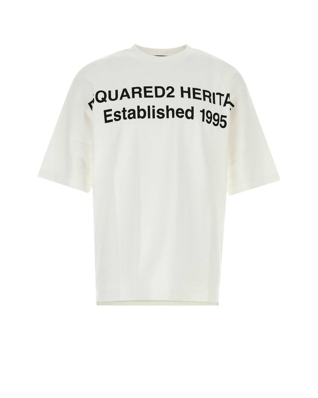 DSquared² White Cotton Oversize T Shirt