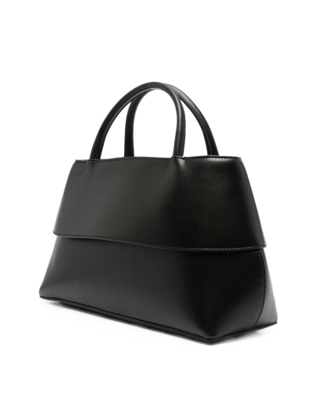 Totême  Black Mercer Small Leather Shoulder Bag