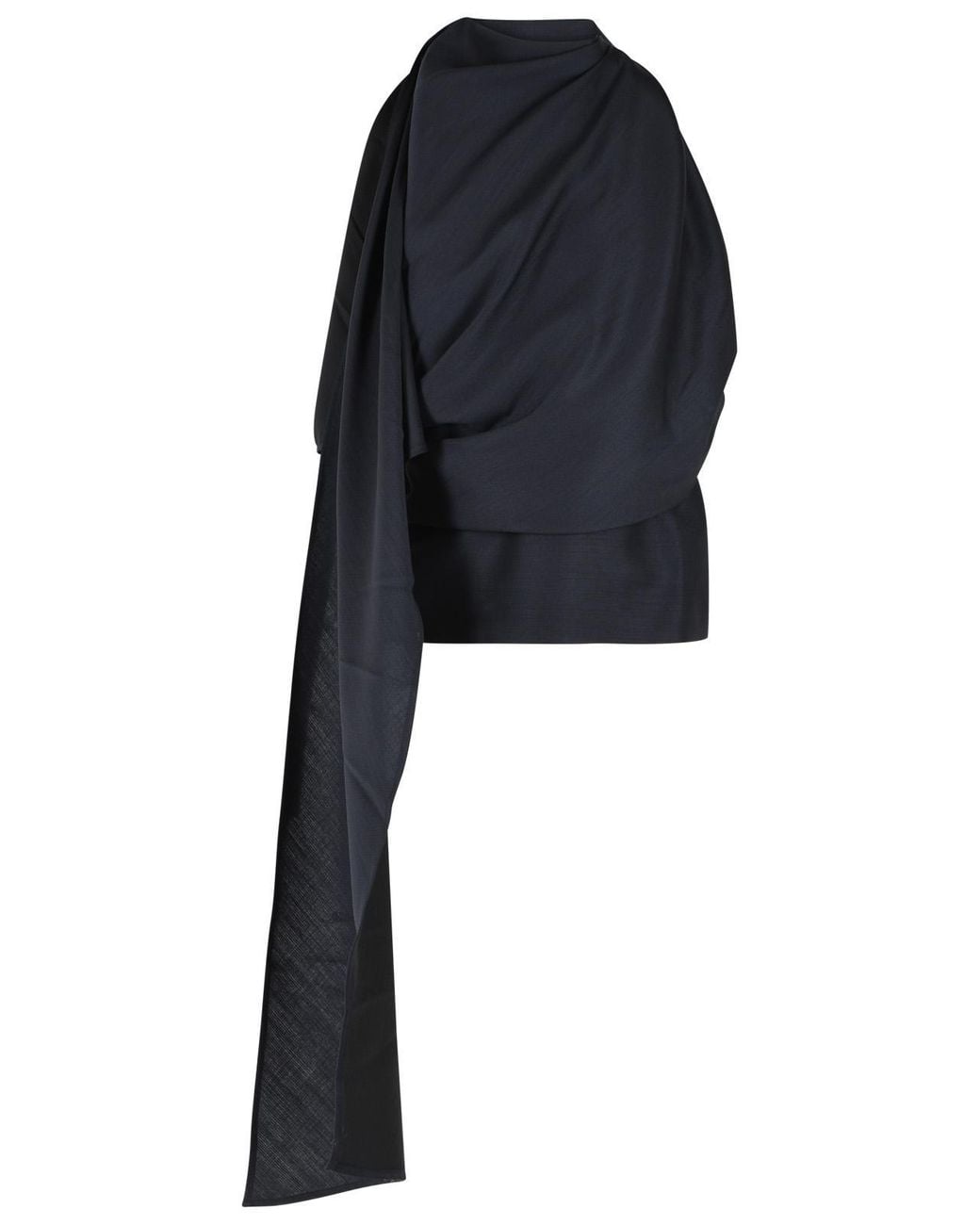 Rohe Blue Draped Blouse