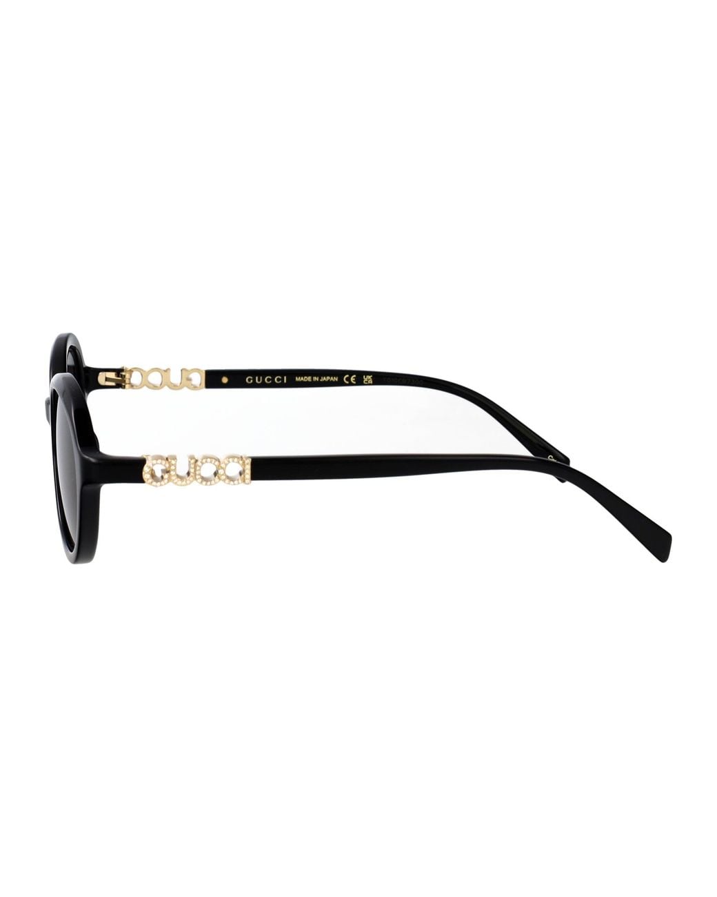 Gucci Black Acetate Sunglasses