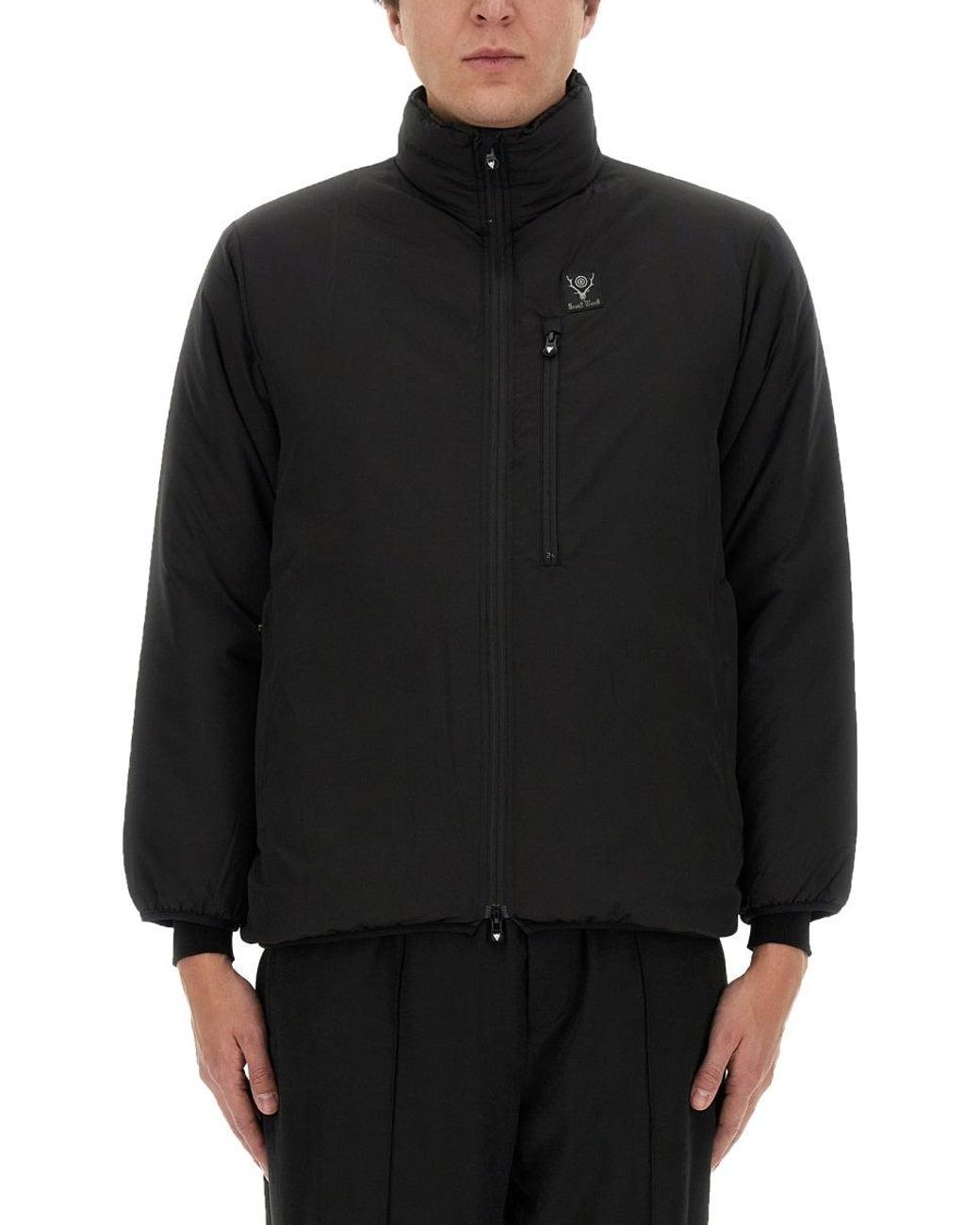 South2 West8 Black Jacket With Logo