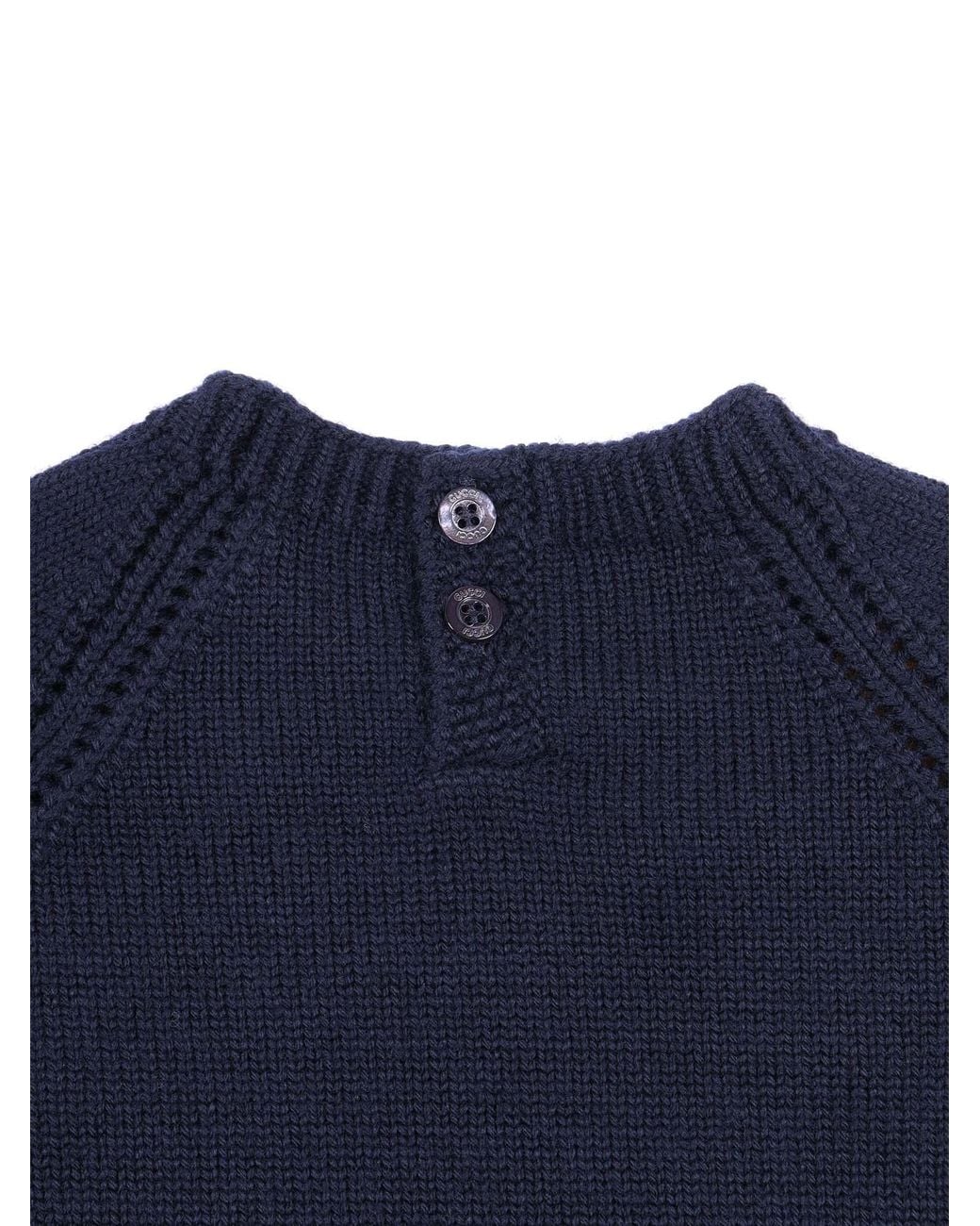 Gucci Blue B S/S Dress Wo Plain St W/Cabl