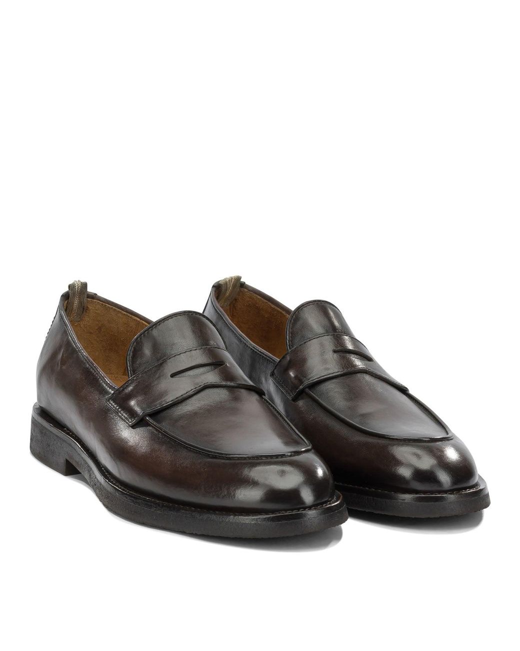 Officine Creative Gray "Opera Flexi 101" Loafers