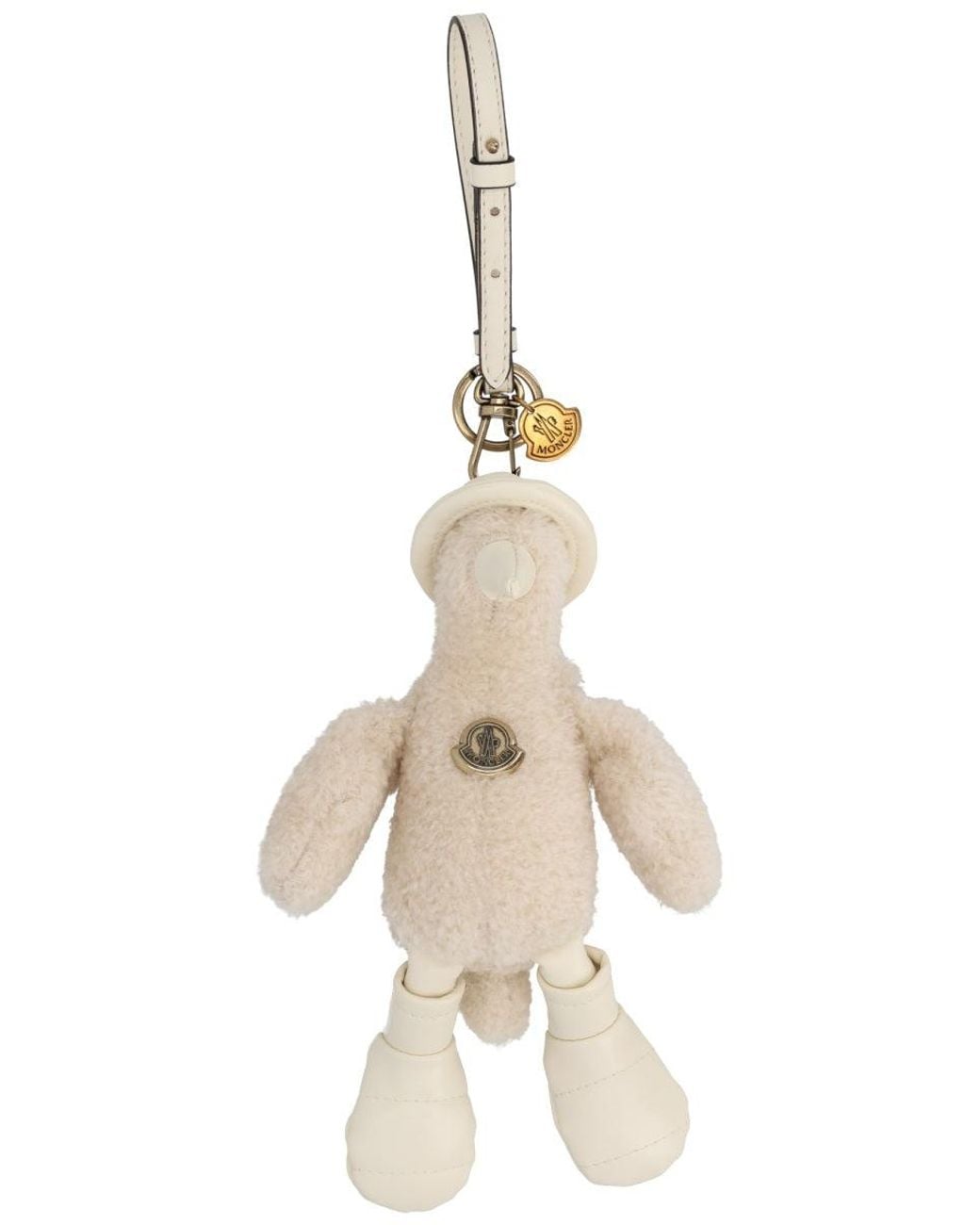 Moncler Natural Mini Monduck Keychain