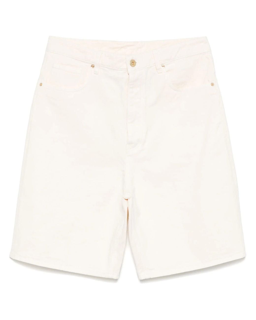 Drole de Monsieur White Le Short Baggy Écru for men