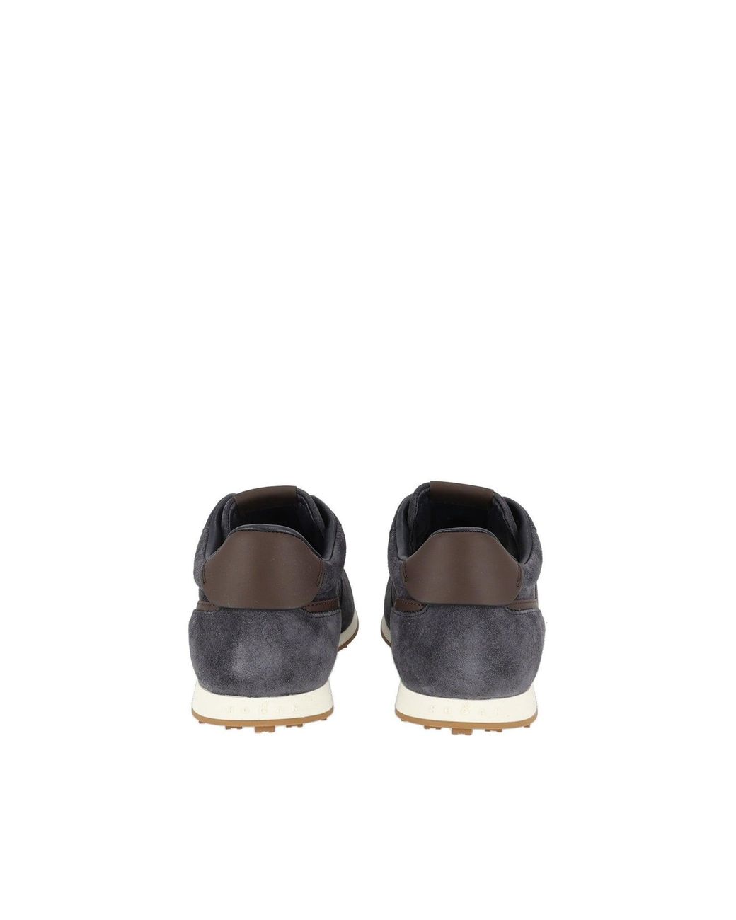 Hogan Blue H699 Suede Low-Top Sneakers