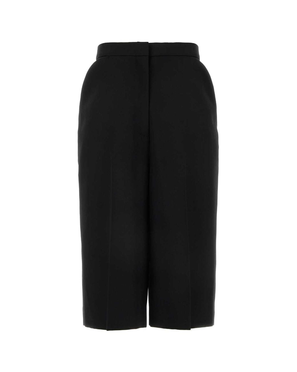 Givenchy Black Wool Bermuda Shorts
