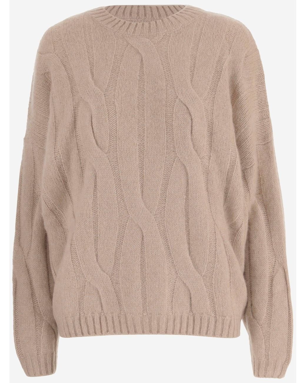 Allude Natural Cashmere And Silk Sweater