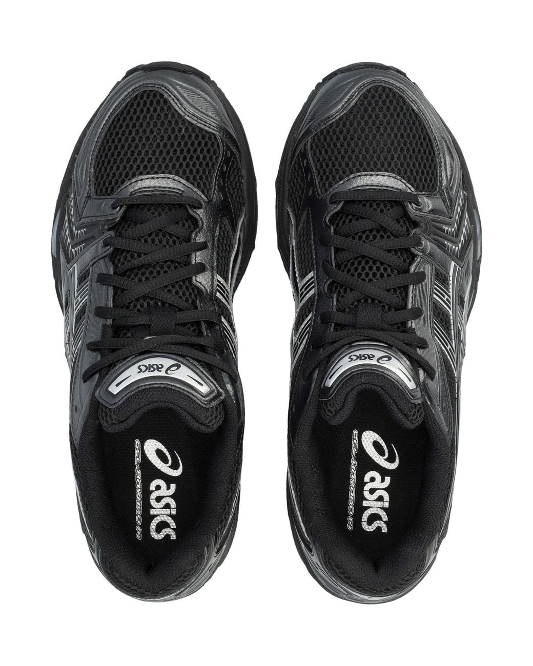 Asics Blue Performance Running-Inspired Sneakers With Mesh & Synthetic Leather Upper