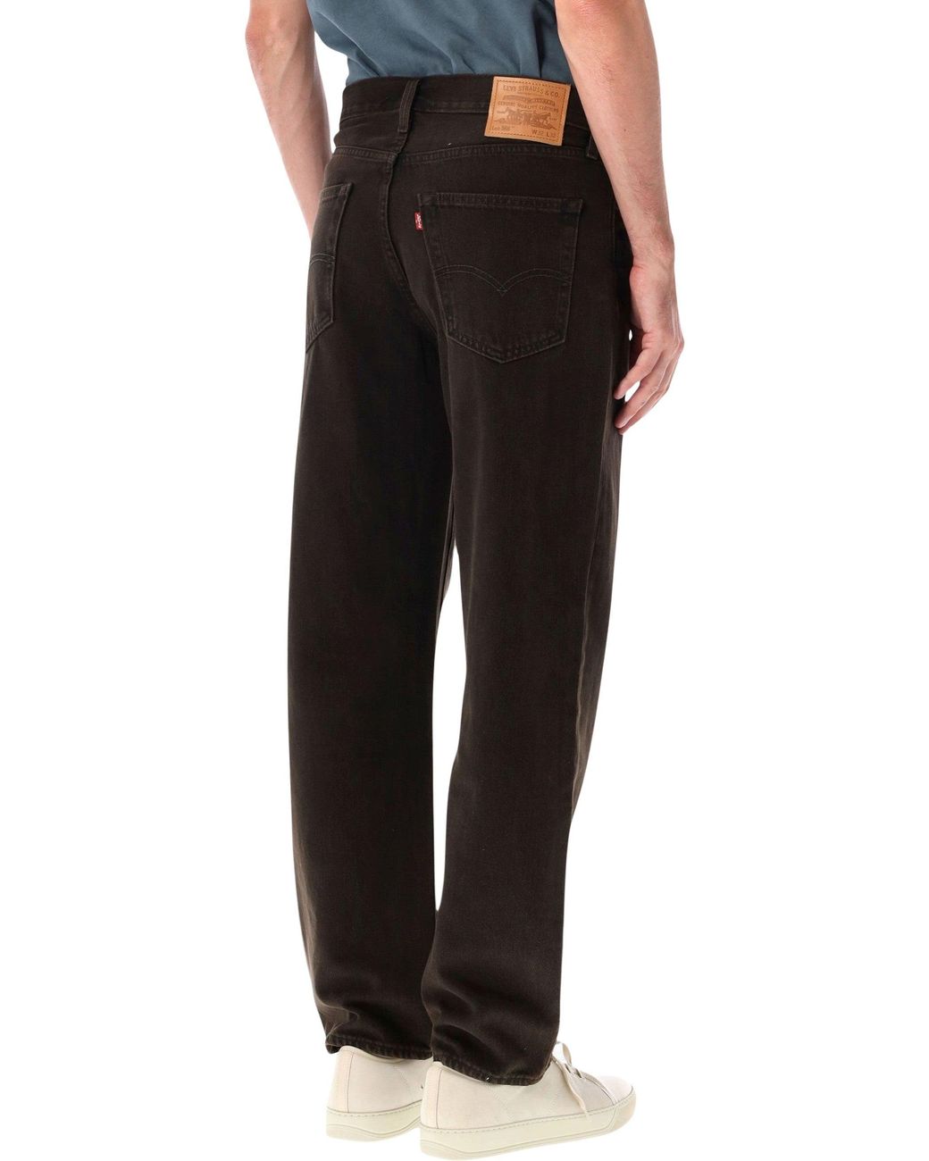 Levi's Black 568 Loose Straight Jeans