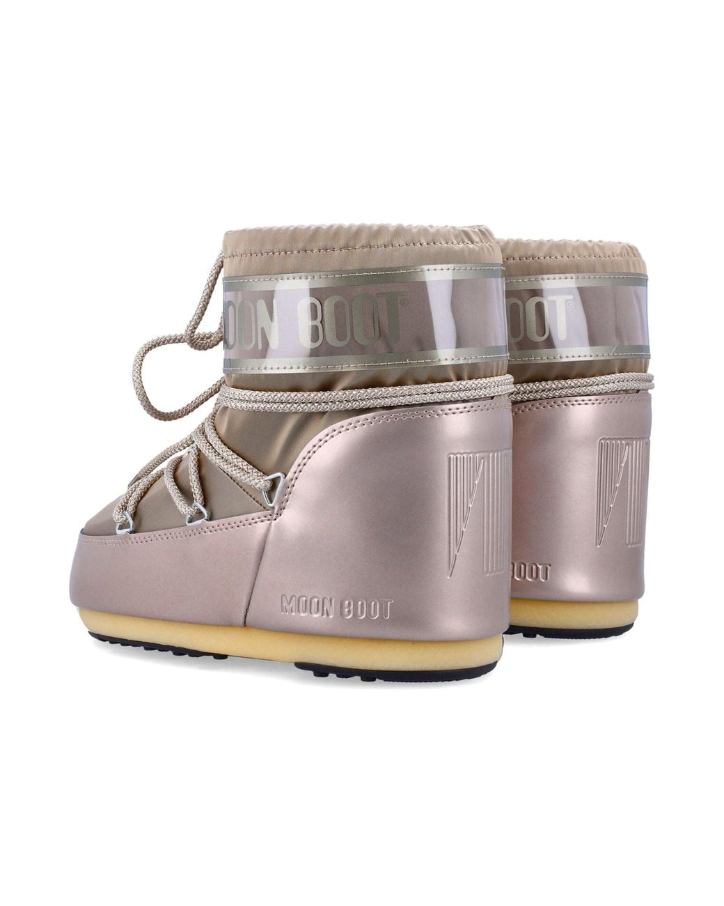Moon Boot Gray Flat Shoes