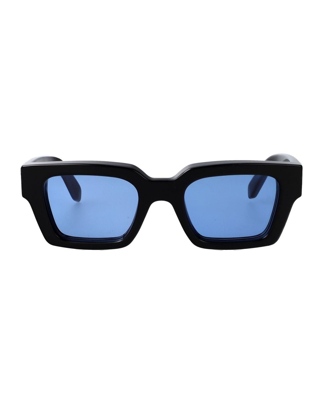 Off-White c/o Virgil Abloh Blue Shiny Acetate Sunglasses