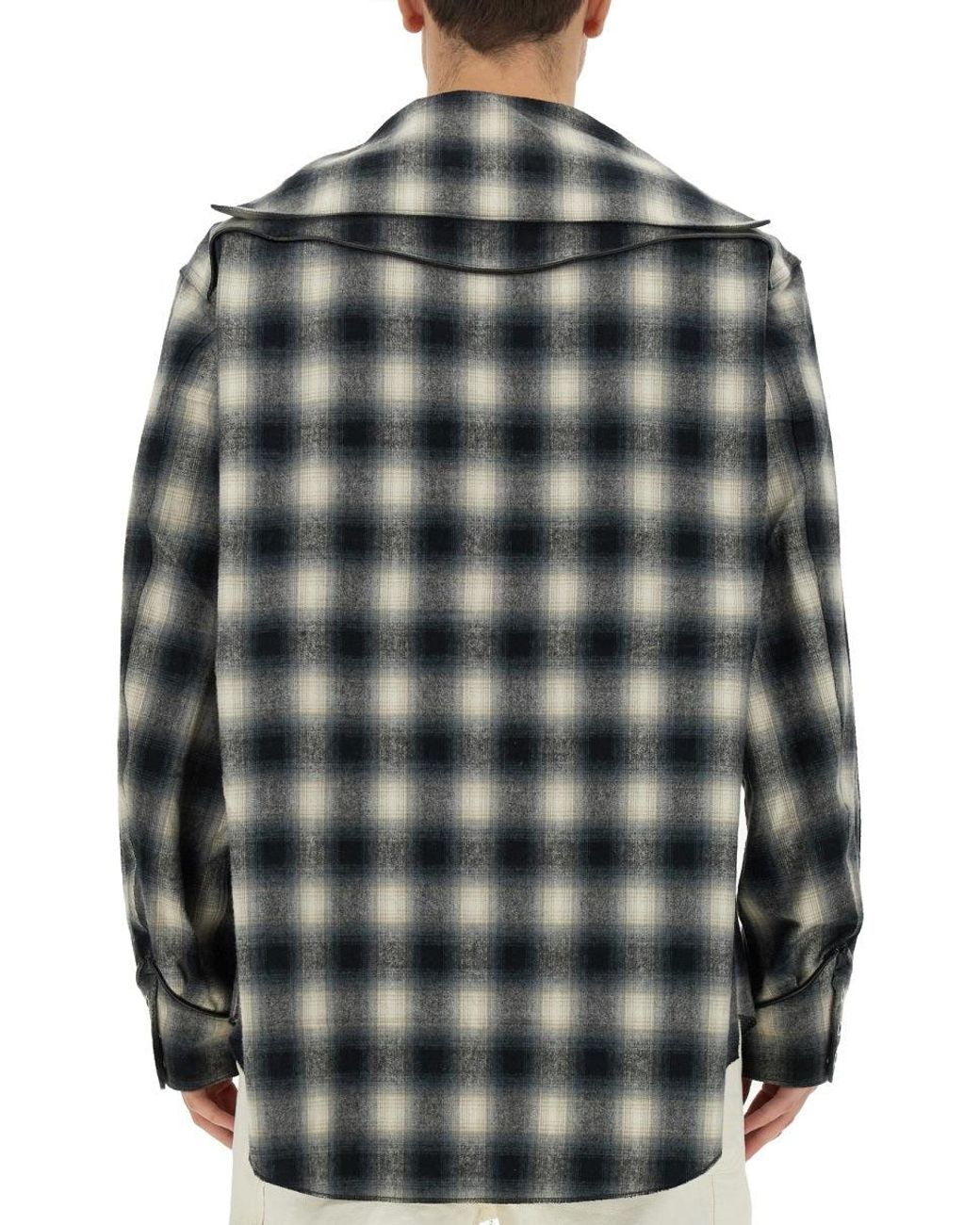 A.I.E. Gray Cotton Shirt for men