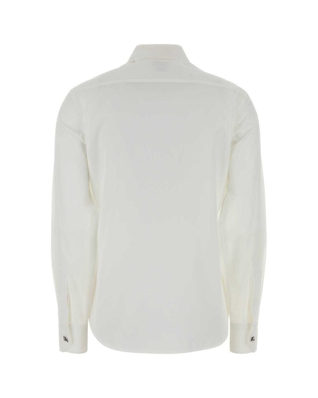 Burberry White Regular Solid Shirt