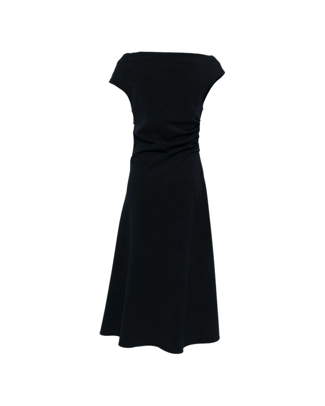 P.A.R.O.S.H. Black Midi Dress
