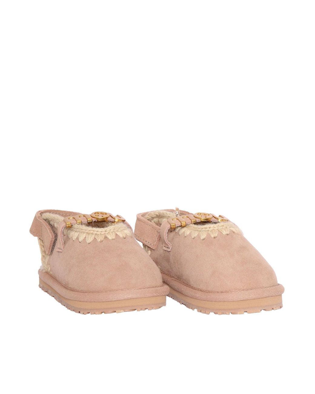Mou Pink Kids Mary Jane Slipper With Ba