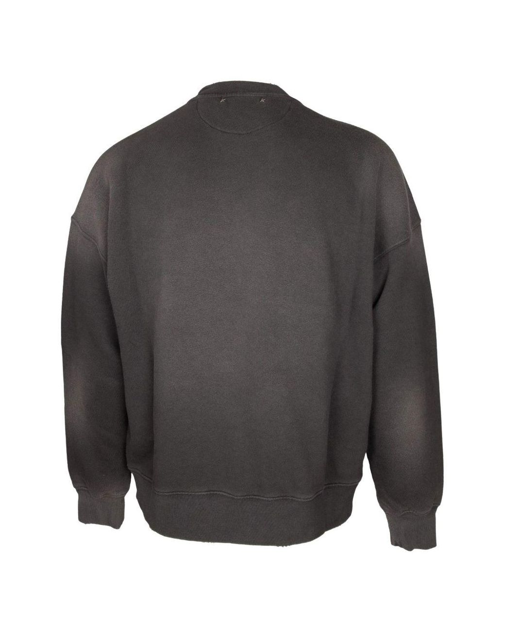 Golden Goose Deluxe Brand Gray Graphic Crew Neck Sweatshirt