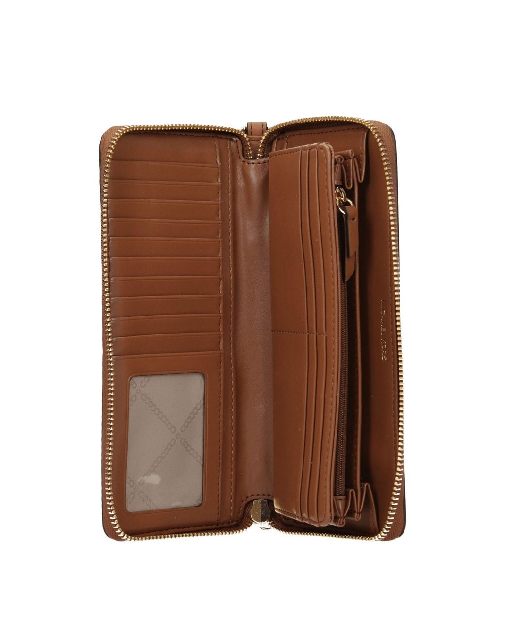 Michael Kors Brown Portafogli Parker Donna Pelle Marrone/Luggage