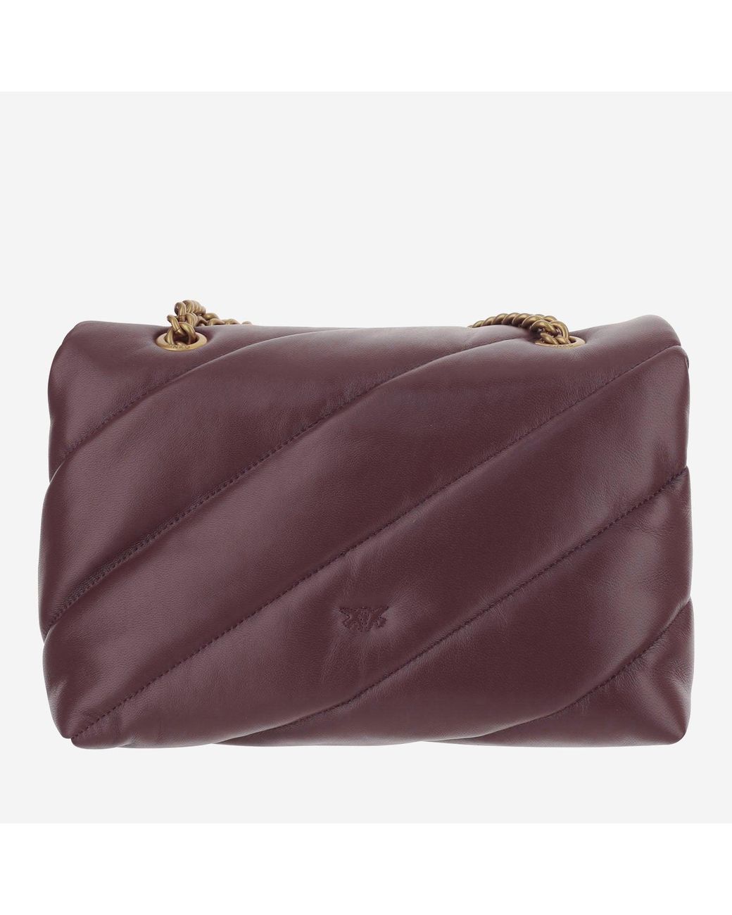 Pinko Purple Love Classic Puff Bag