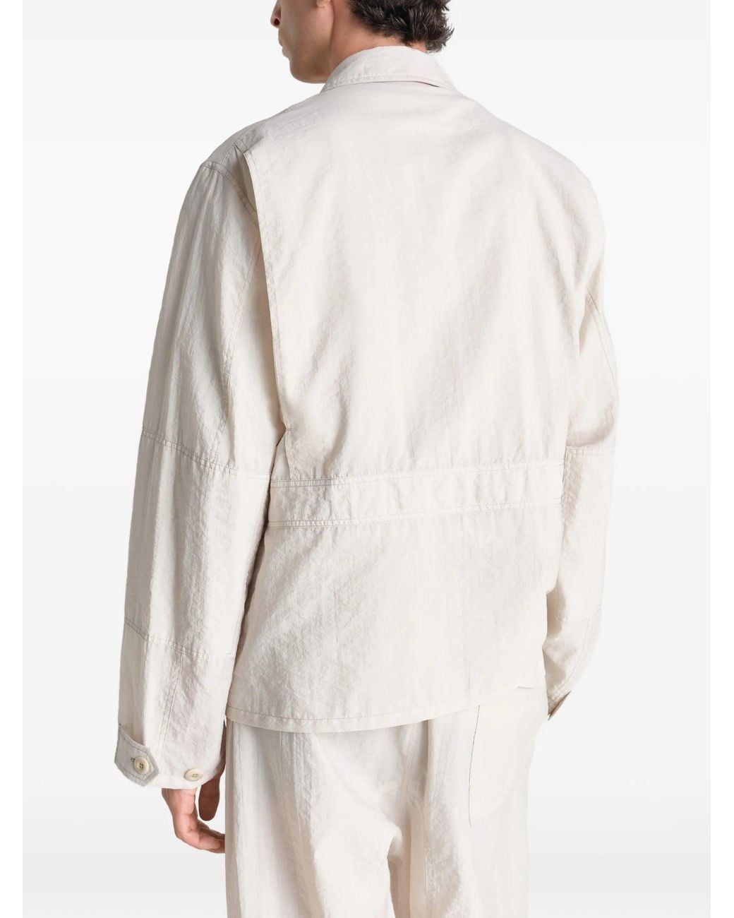 Lemaire White 3 D Pocket Jacket