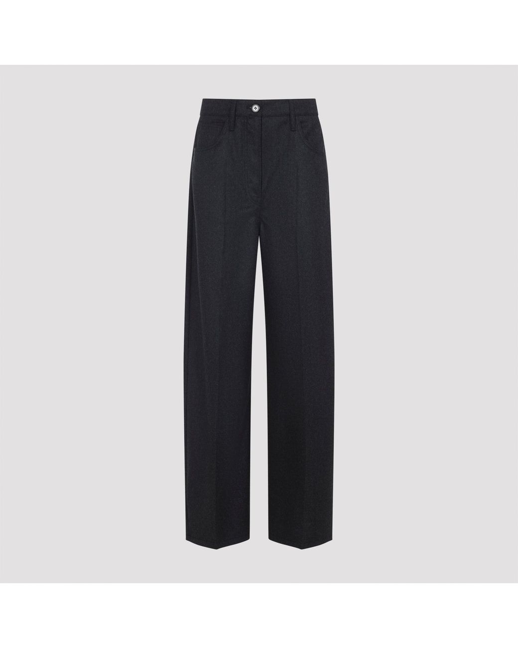 Wide Trousers Prada de color Blue