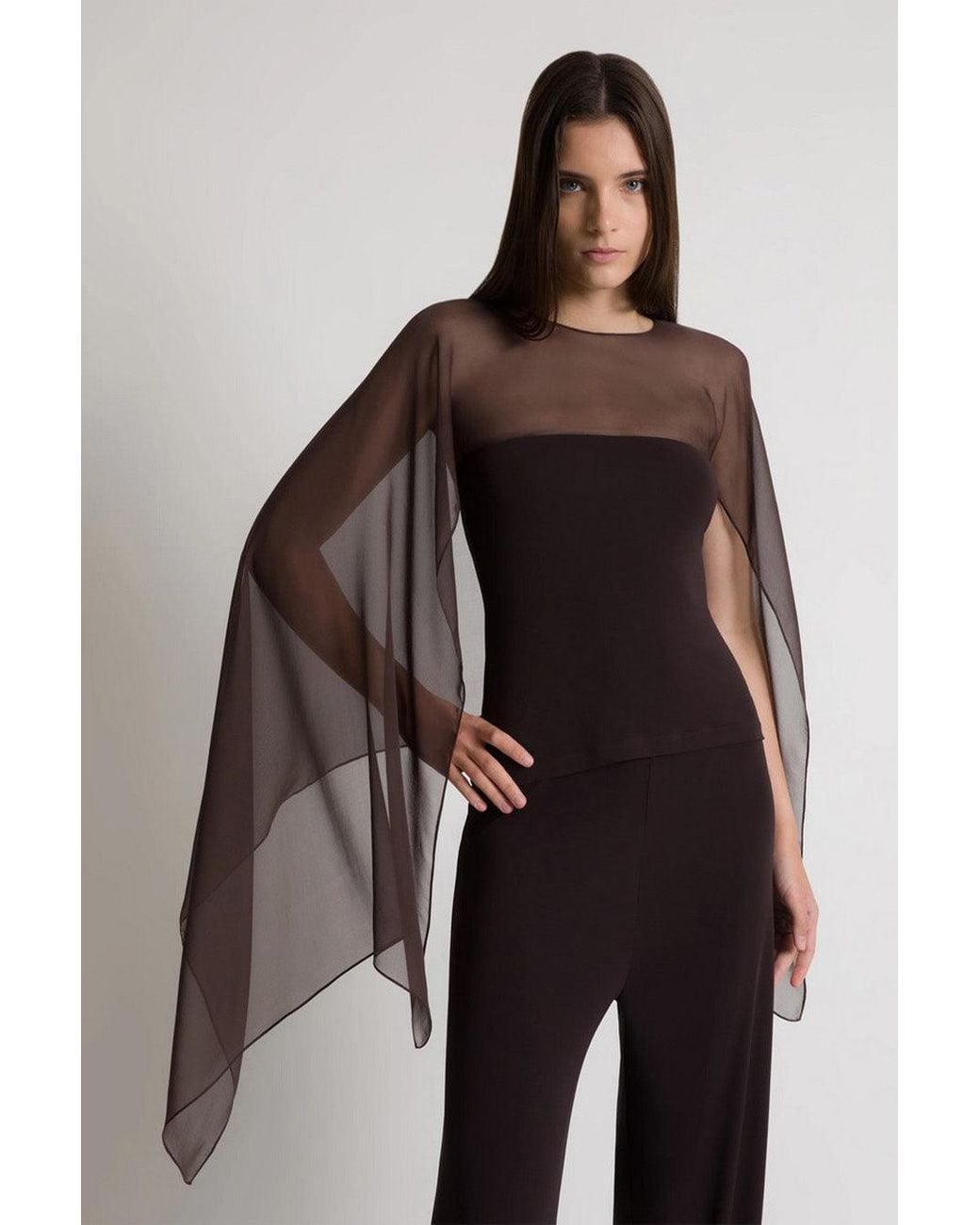 Marron Alberta Ferretti en coloris Black