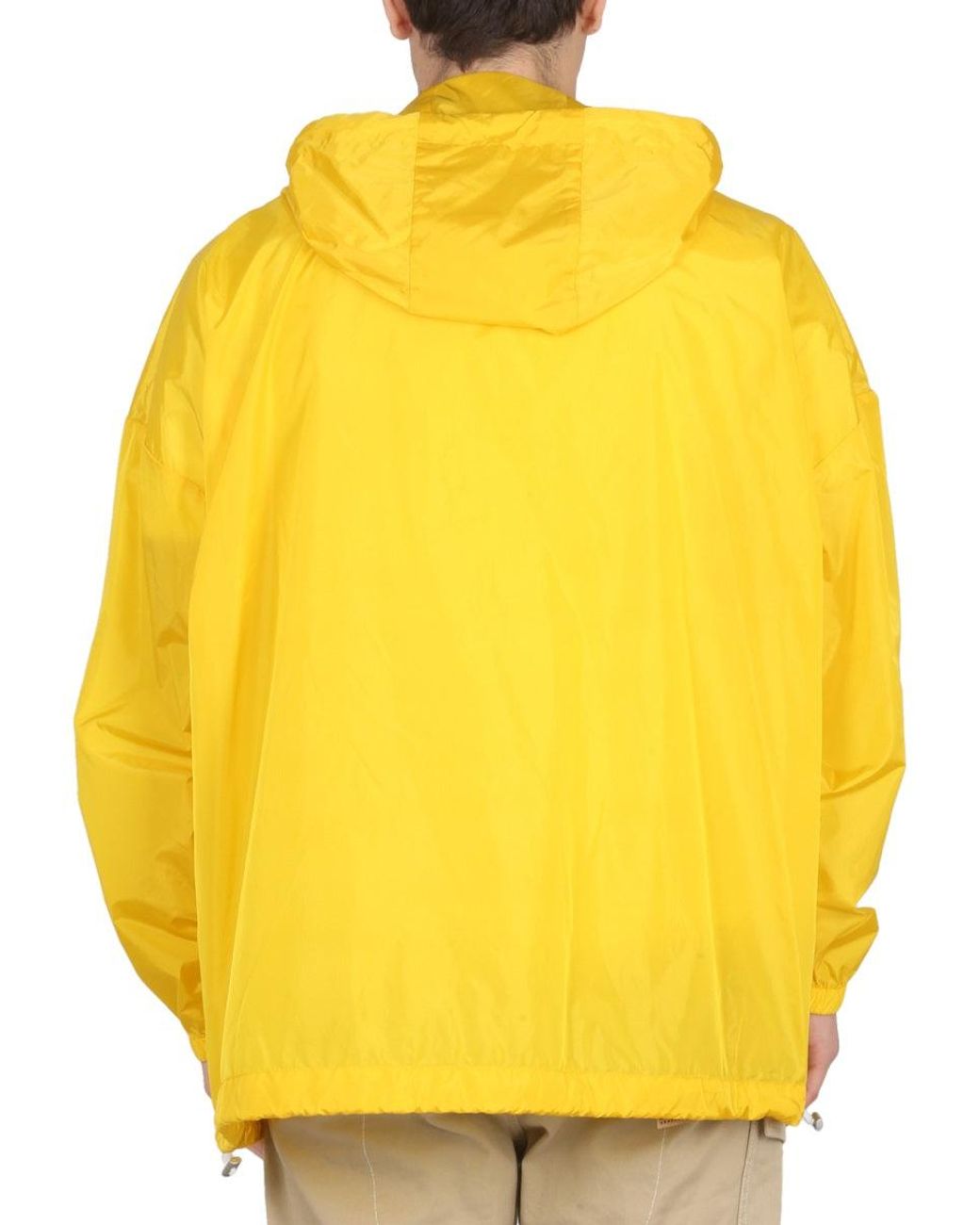 DSquared² Yellow Logo Patch Jacket for men