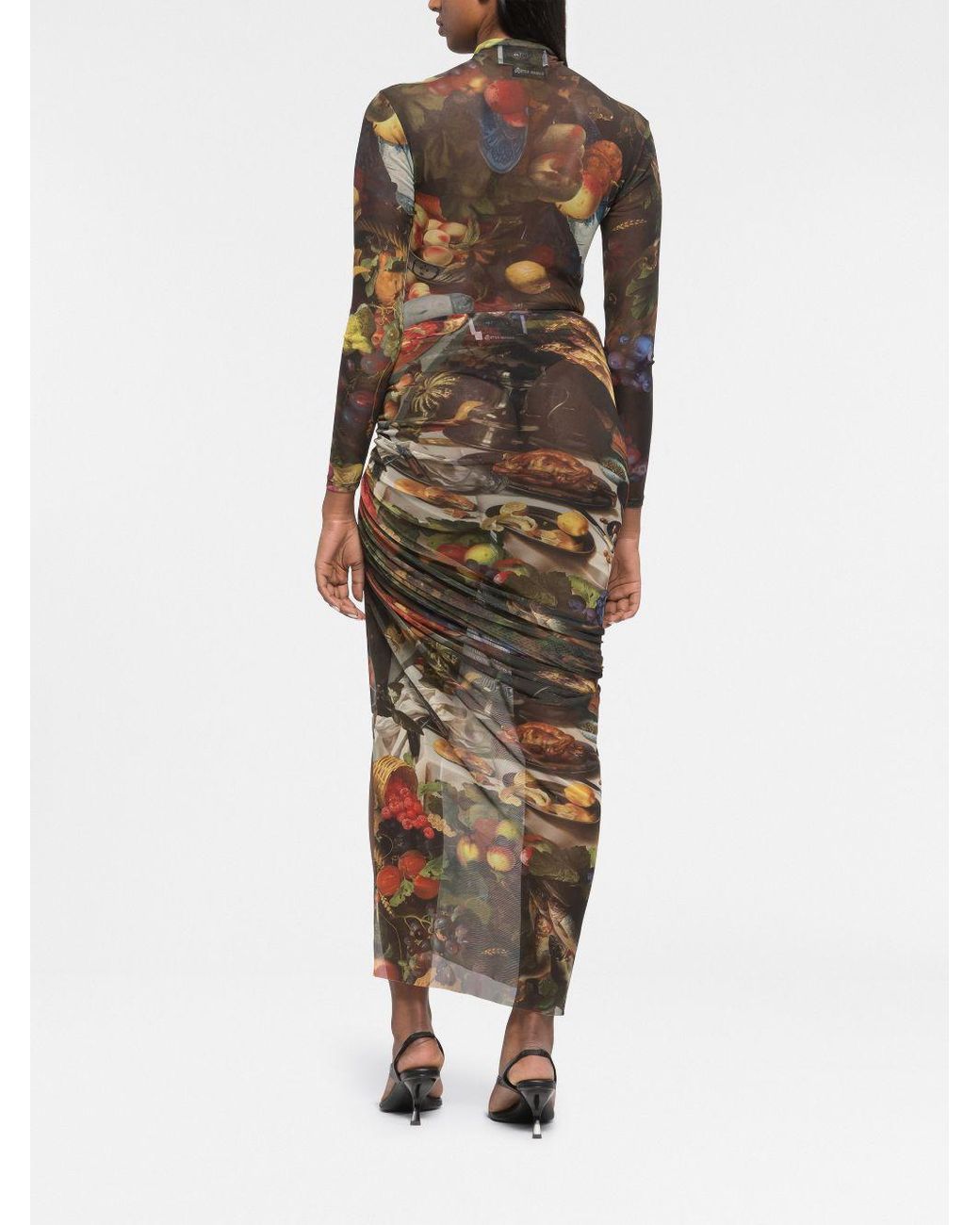Az Factory By Ester Manas Black Side Slit Long Skirt