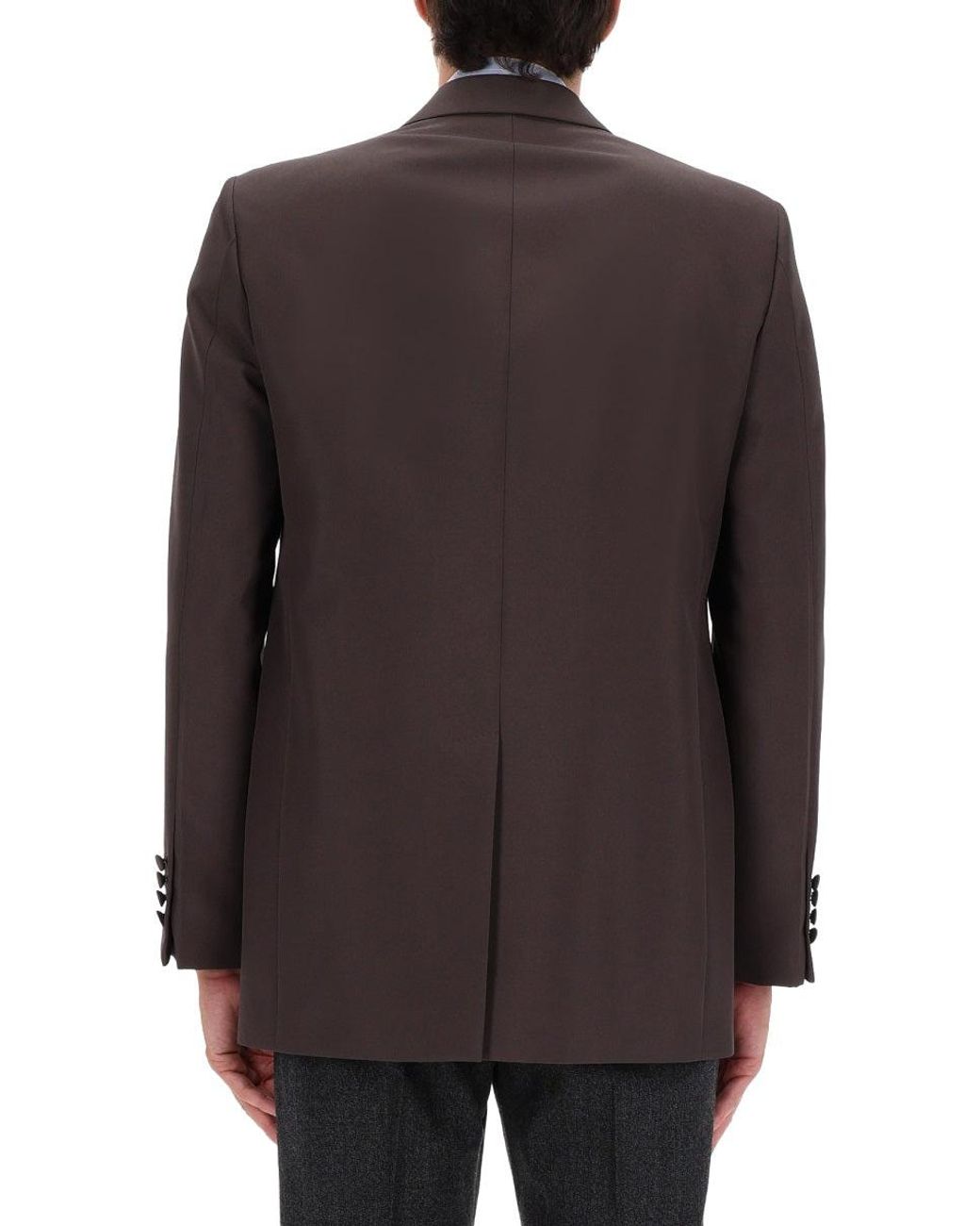 Gucci Brown Double-Breasted Jacket for men