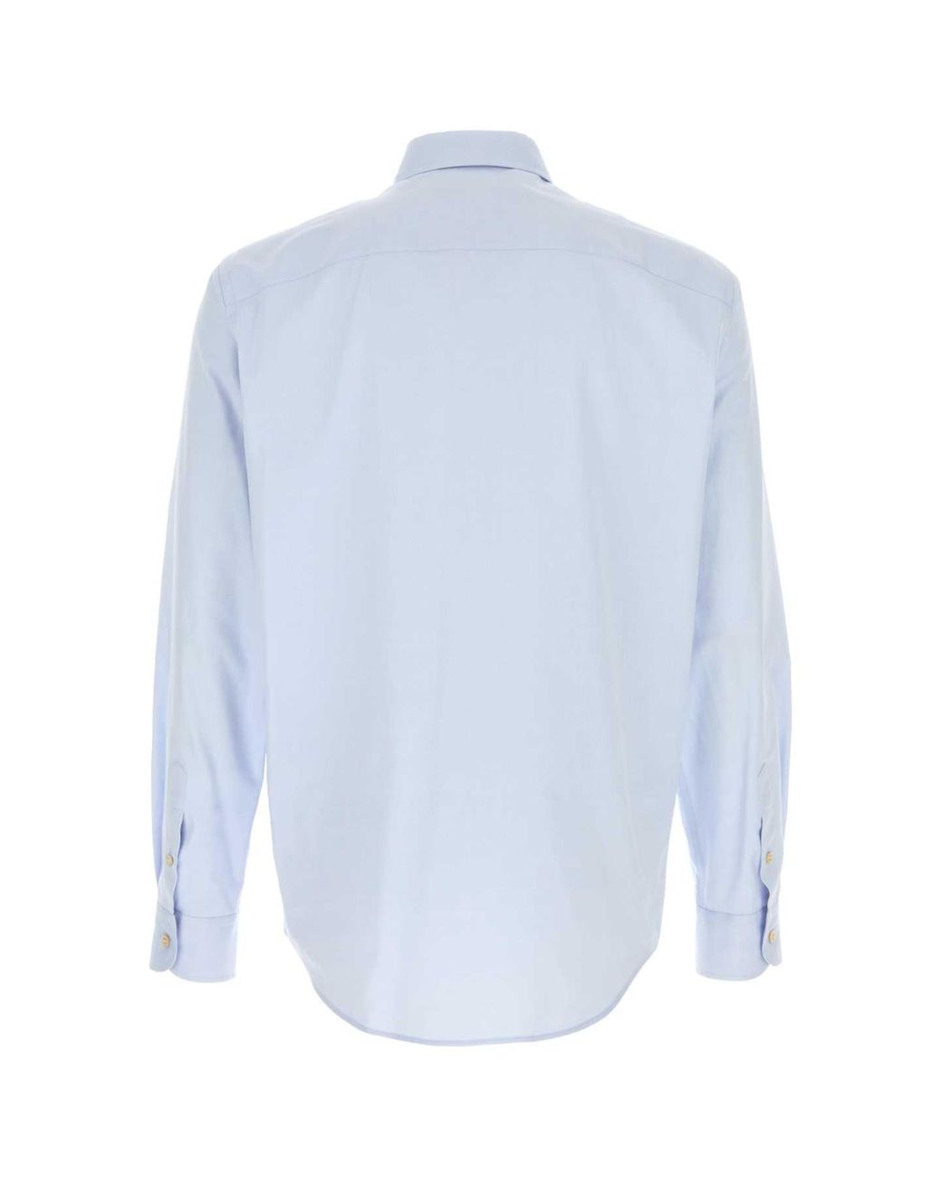 Valentino Garavani Blue Long Sleeve Dress Shirt for men