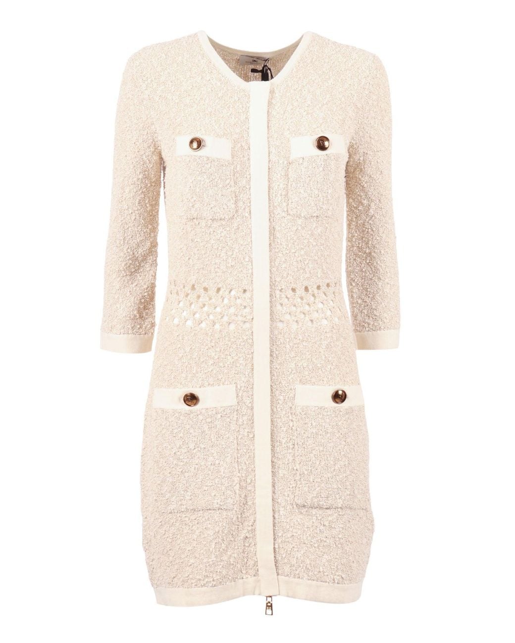 Elisabetta Franchi Natural Abito Di Maglia