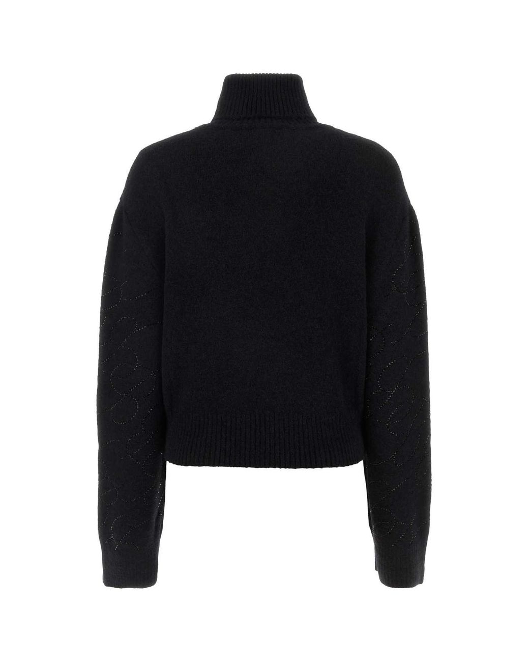 Blumarine Black Alpaca Blend Sweater