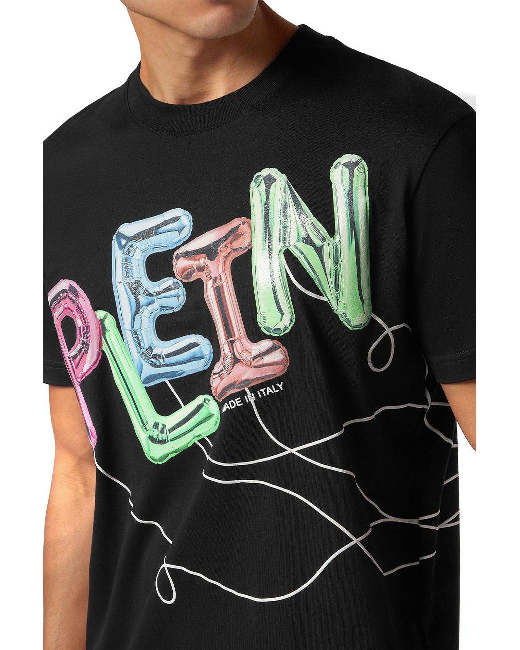 Philipp Plein Black T-Shirt for men