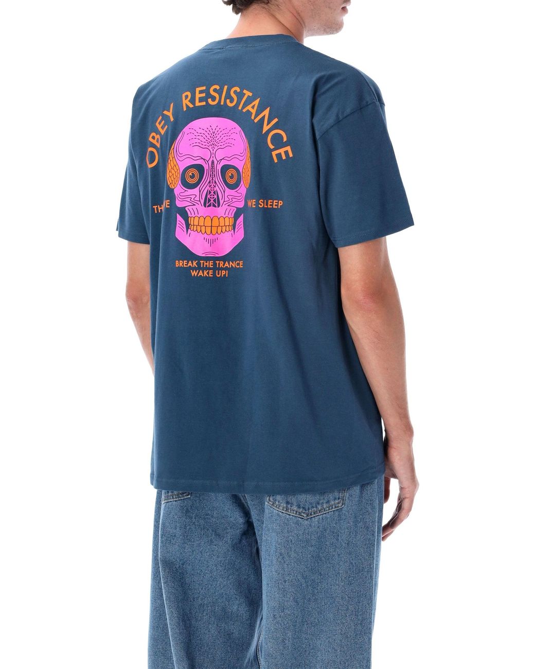Obey Blue T Shirts And Polos