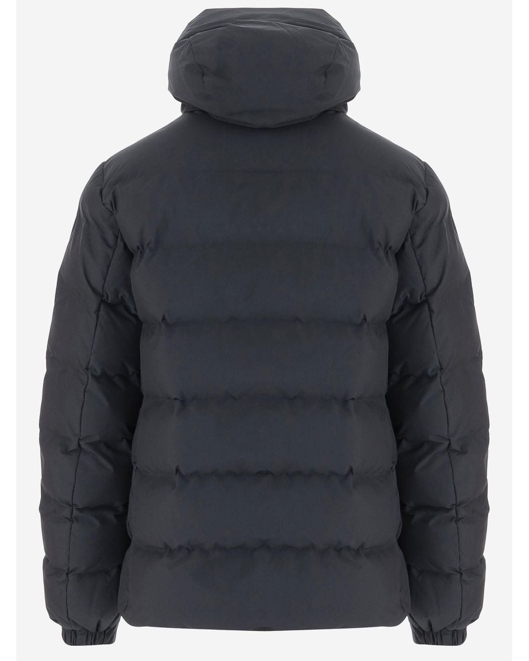 Save The Duck Blue Quilted Nylon Puffer Jacket Polyester