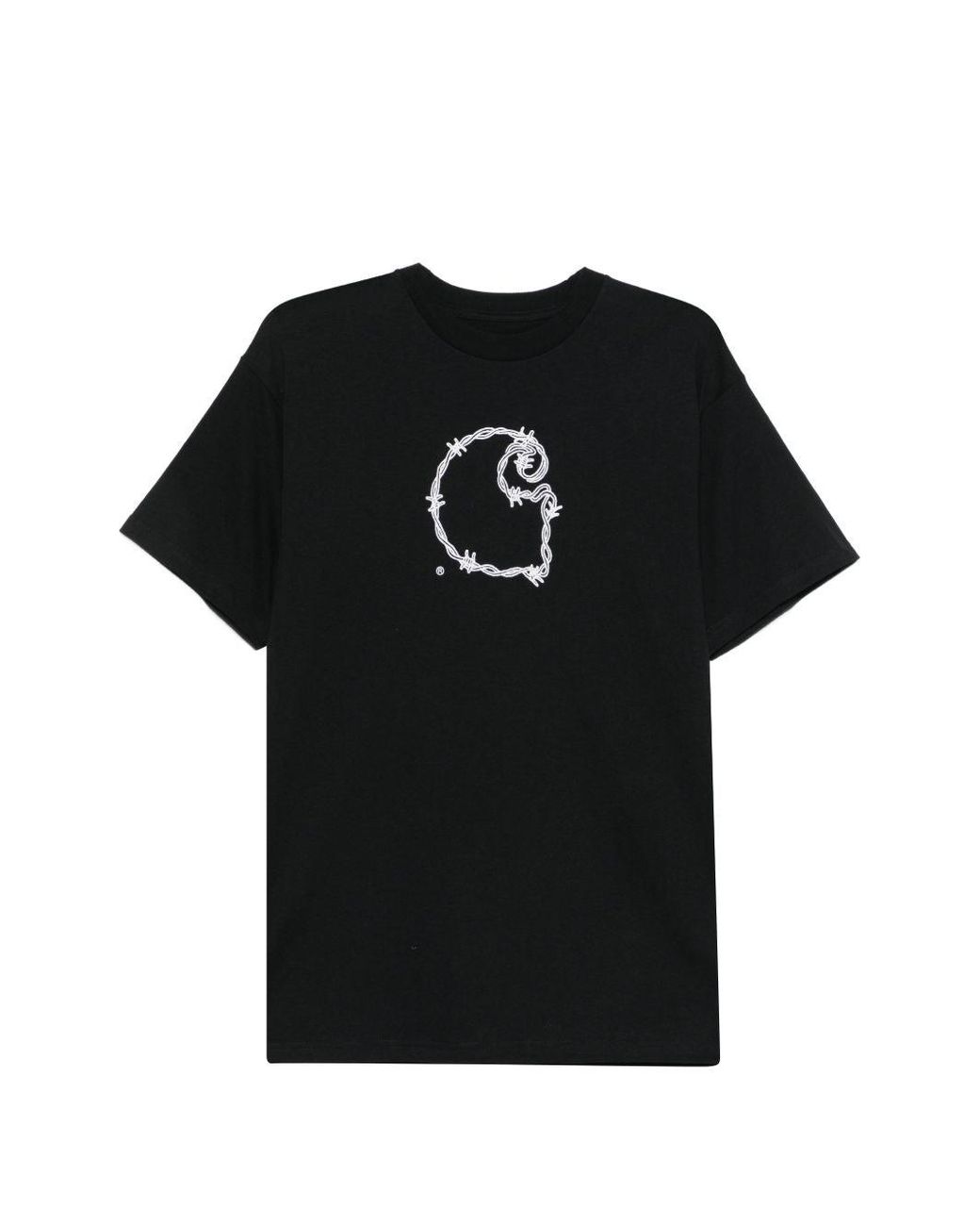 Carhartt Black Logo Cotton T-Shirt