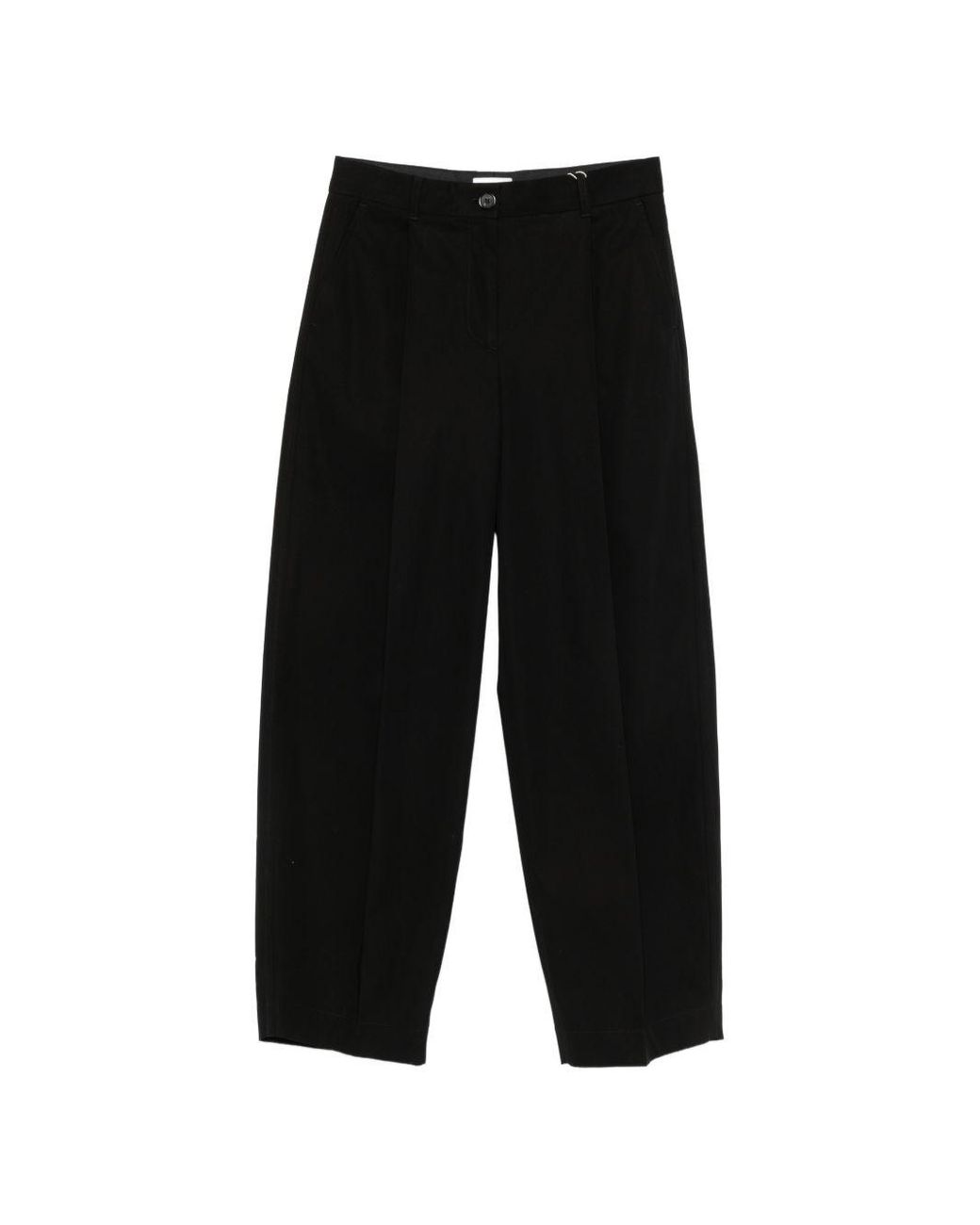 Totême Black Relaxed Fit Pants