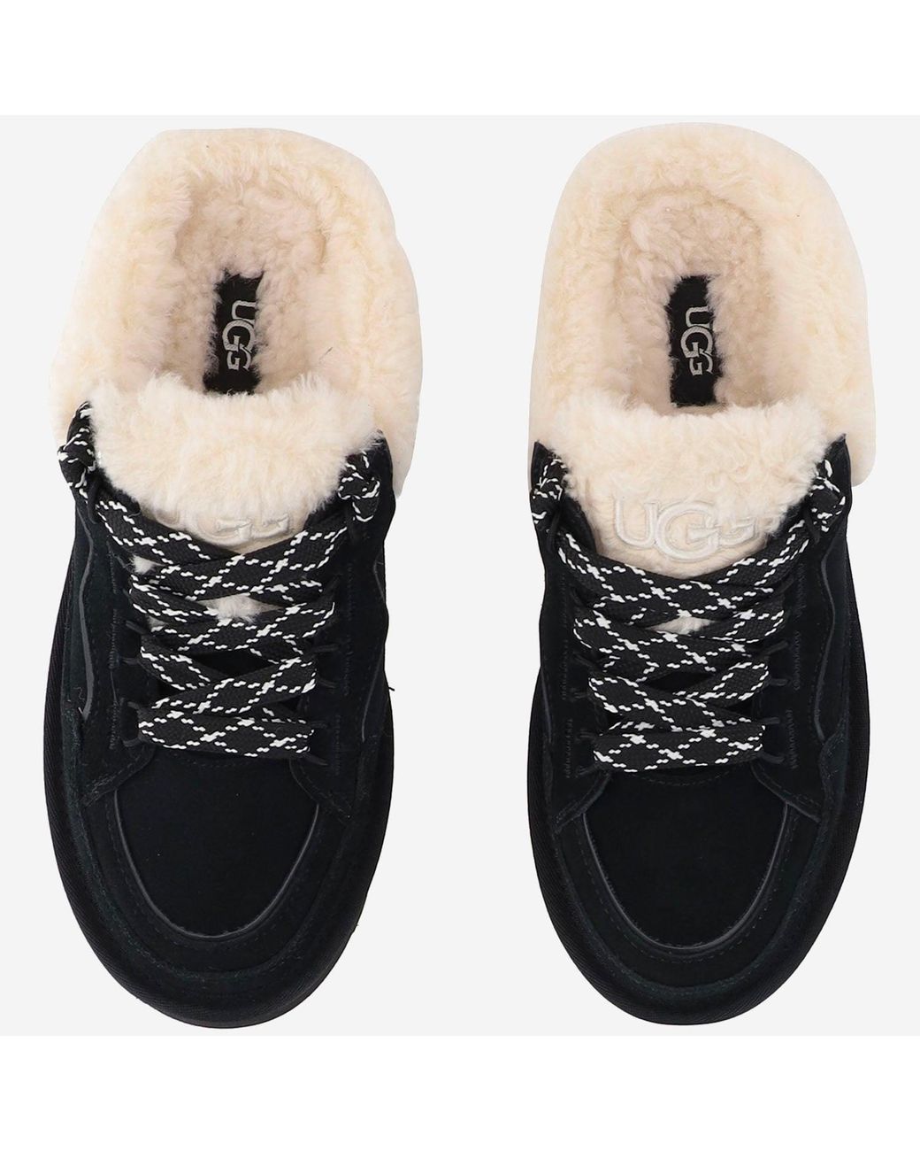 Ugg Black Mules Lowmel Suede