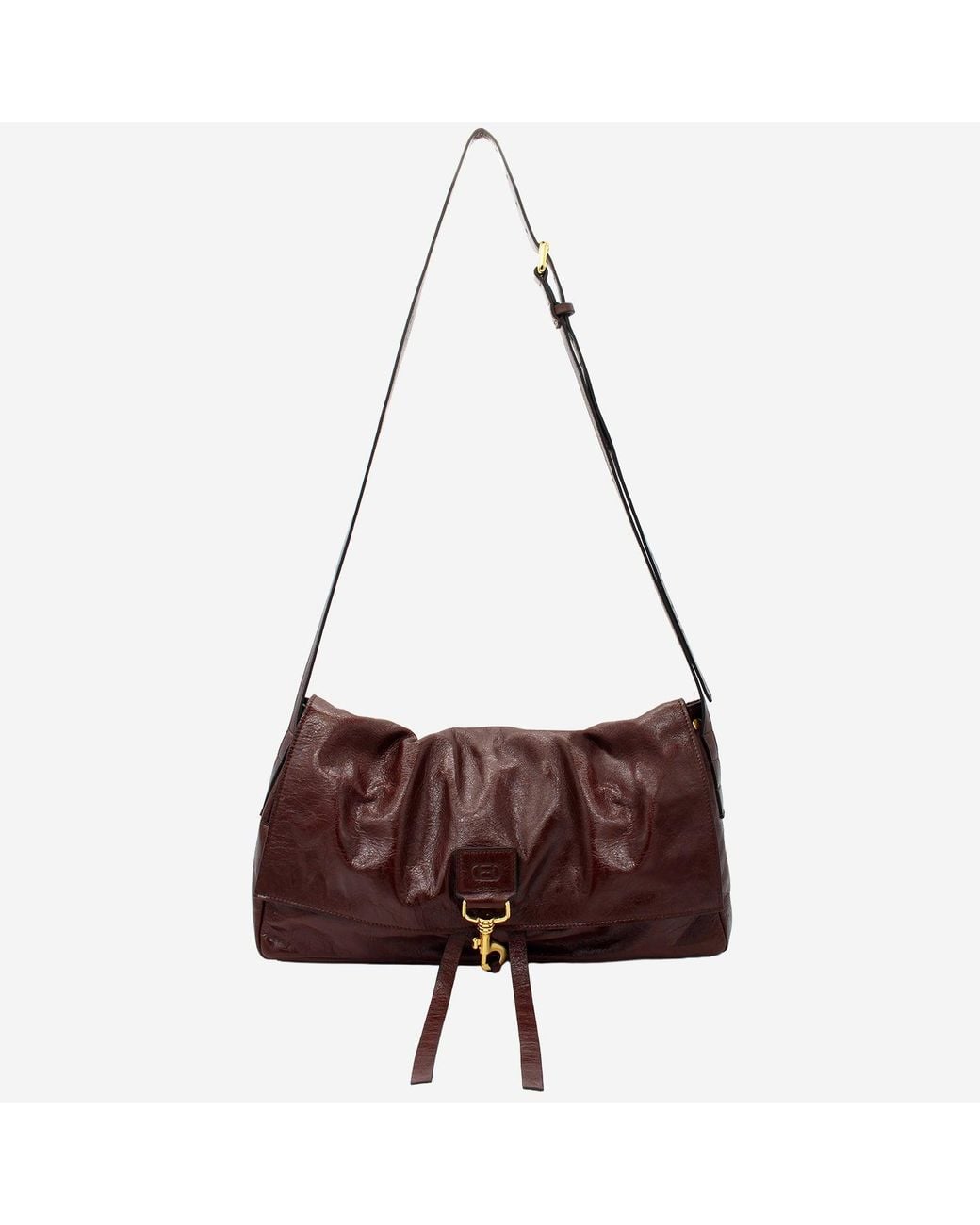 RADICA STUDIO Purple Hammered Nappa Leather Bag